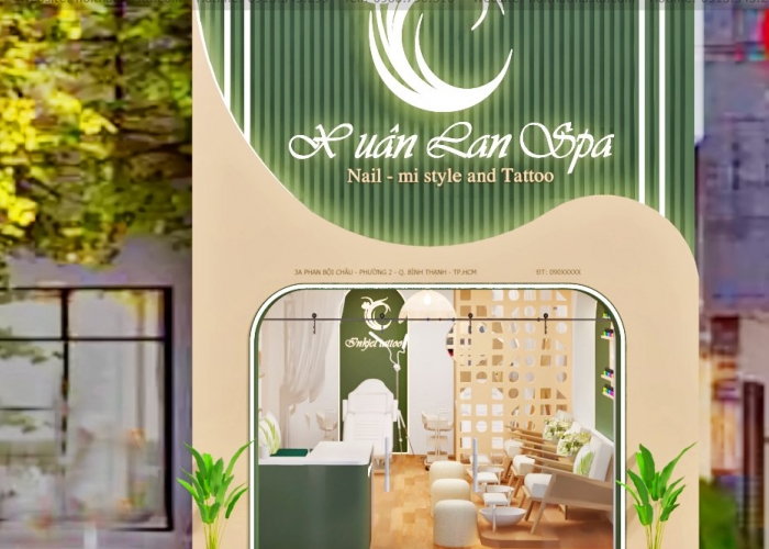 Thiết kế Spa Xuân Lan, Quận 10